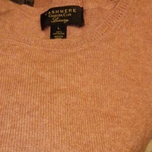 Charter Club Women's Cashmere Sweater - Baby Pink 🩷